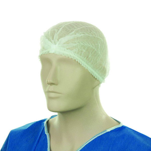Hair Protection: White 21” Clip Hats Hair Protection: White 21” Clip Hats