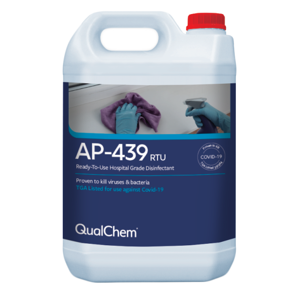 AP439 Hospital Grade Disinfectant 5L READY TO USE AP439 Hospital Grade Disinfectant 5L READY TO USE